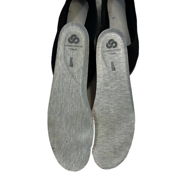 Clarks Cloudsteppers Jocolin Myla Black Comfort Slip on Shoes L Sz 10 / R Sz 11 - Picture 11 of 15